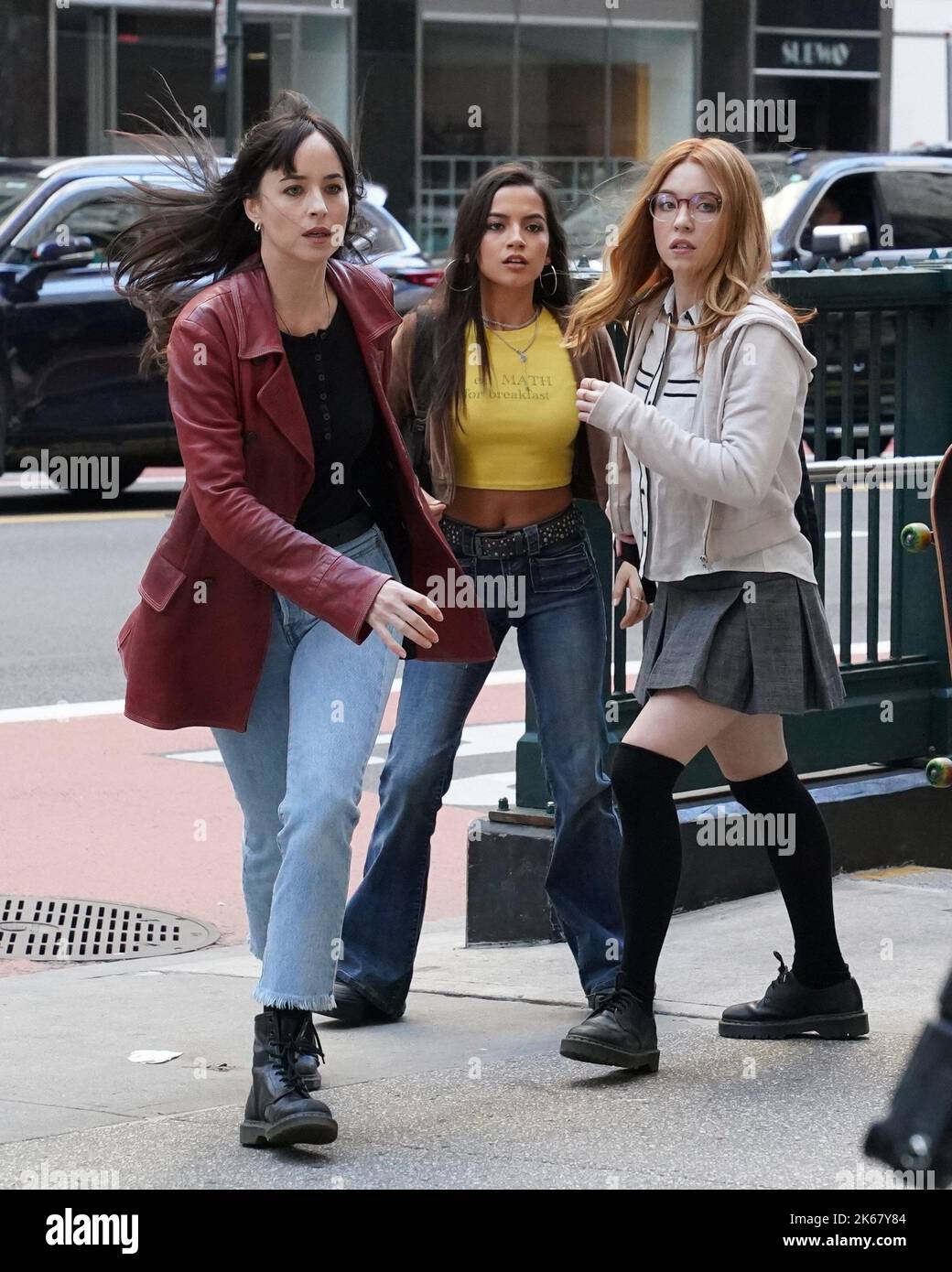 New York, NY, USA. 11th Oct, 2022. Dakota Johnson, Isabela Merced