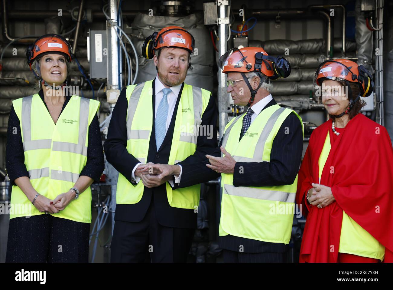 Queen Máxima, King Willem-Alexander, King Carl Gustaf and Queen Silvia ...