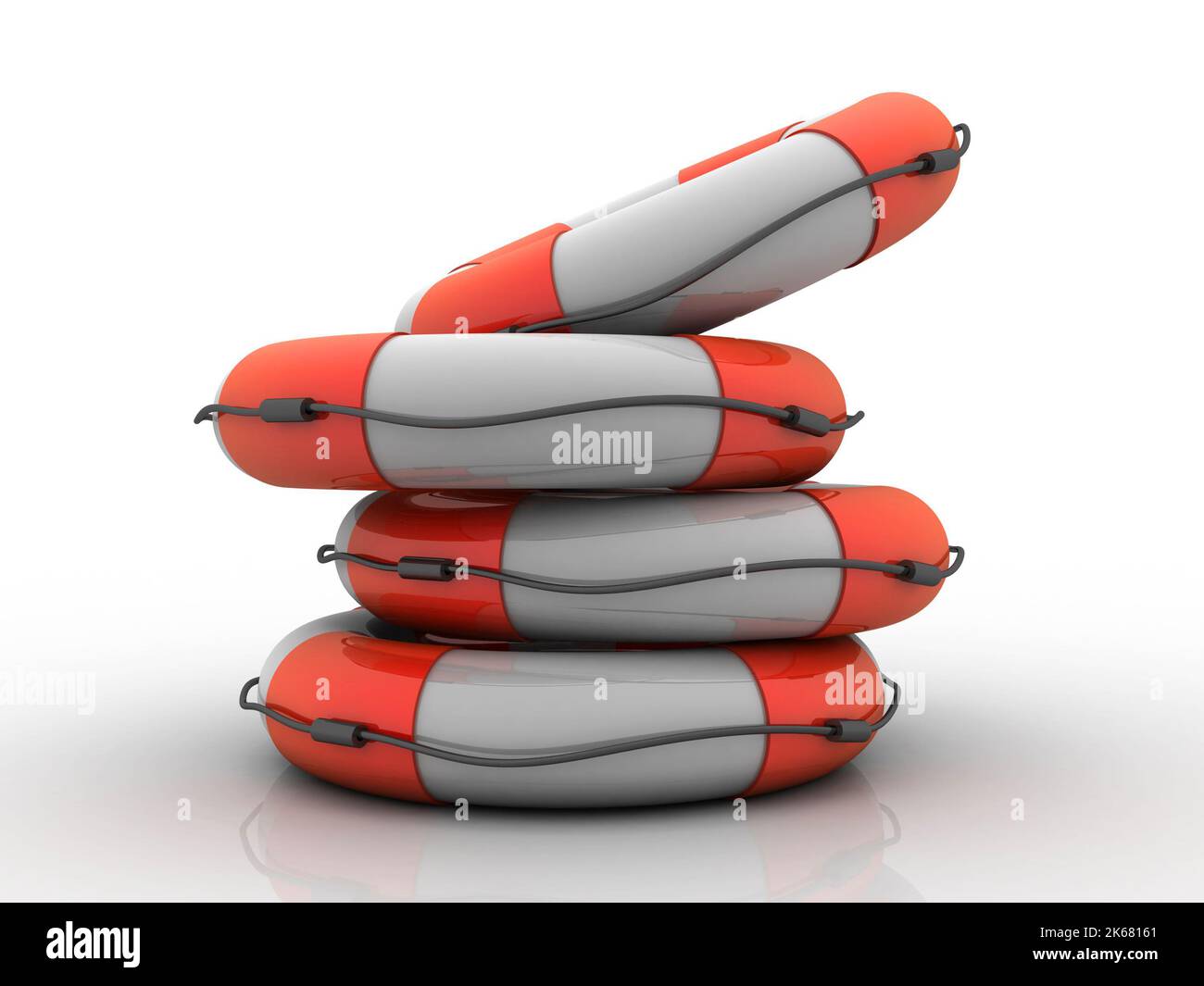 3d illustration safety Life buoy Stock Photo Alamy
