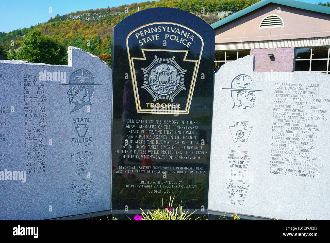 Matamoras, PA, USA October 11, 2022 Pennsylvania State Police