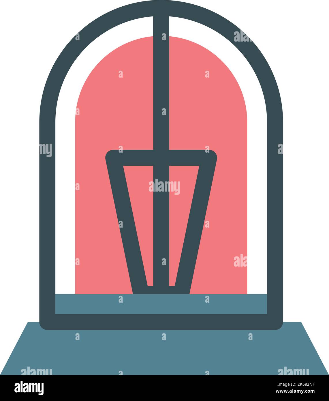 Signal lamp icon. Red alert light symbol Stock Vector Image & Art - Alamy