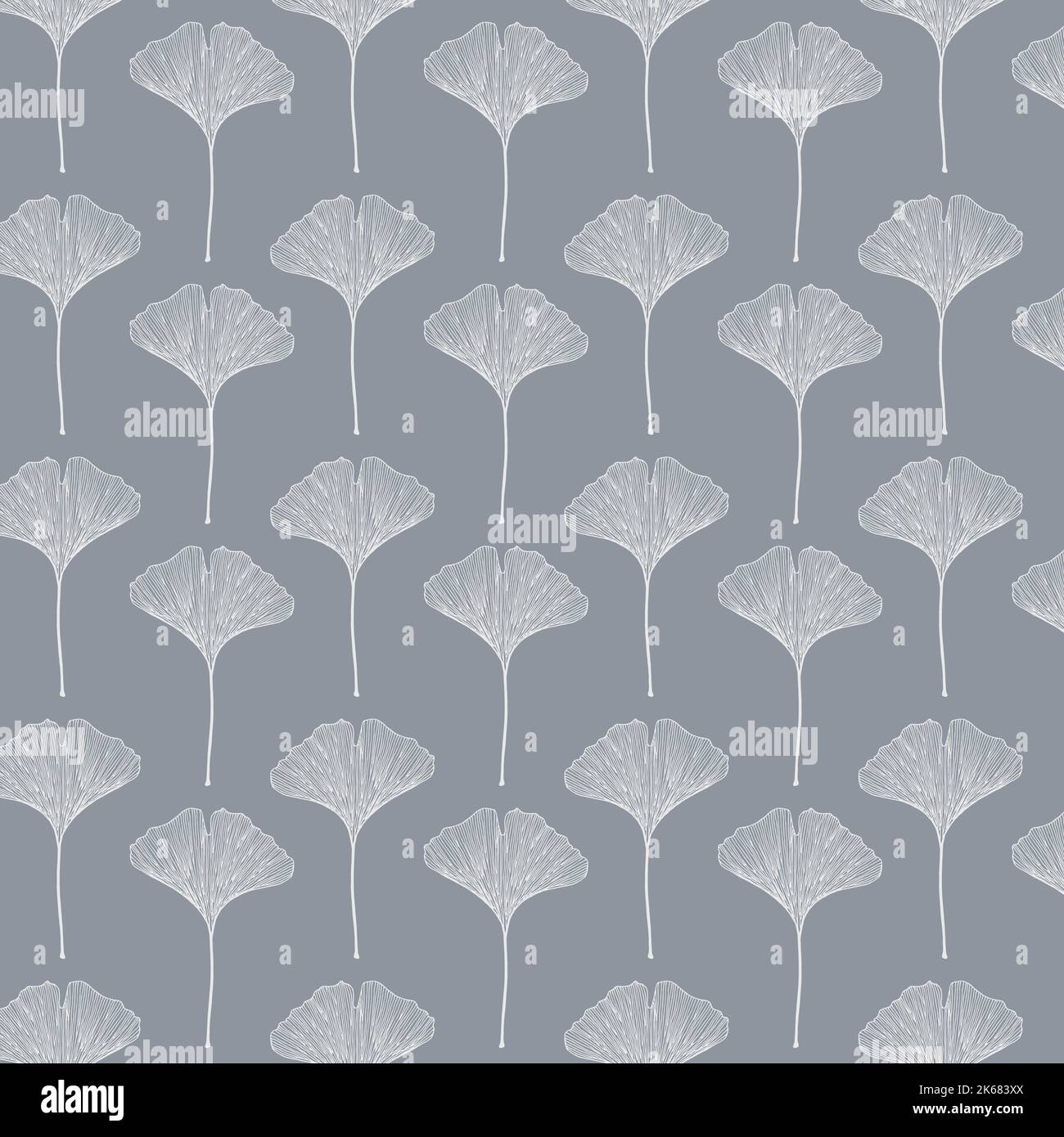 Ginkgo leaf vector light in color pattern stock vector image art alamy