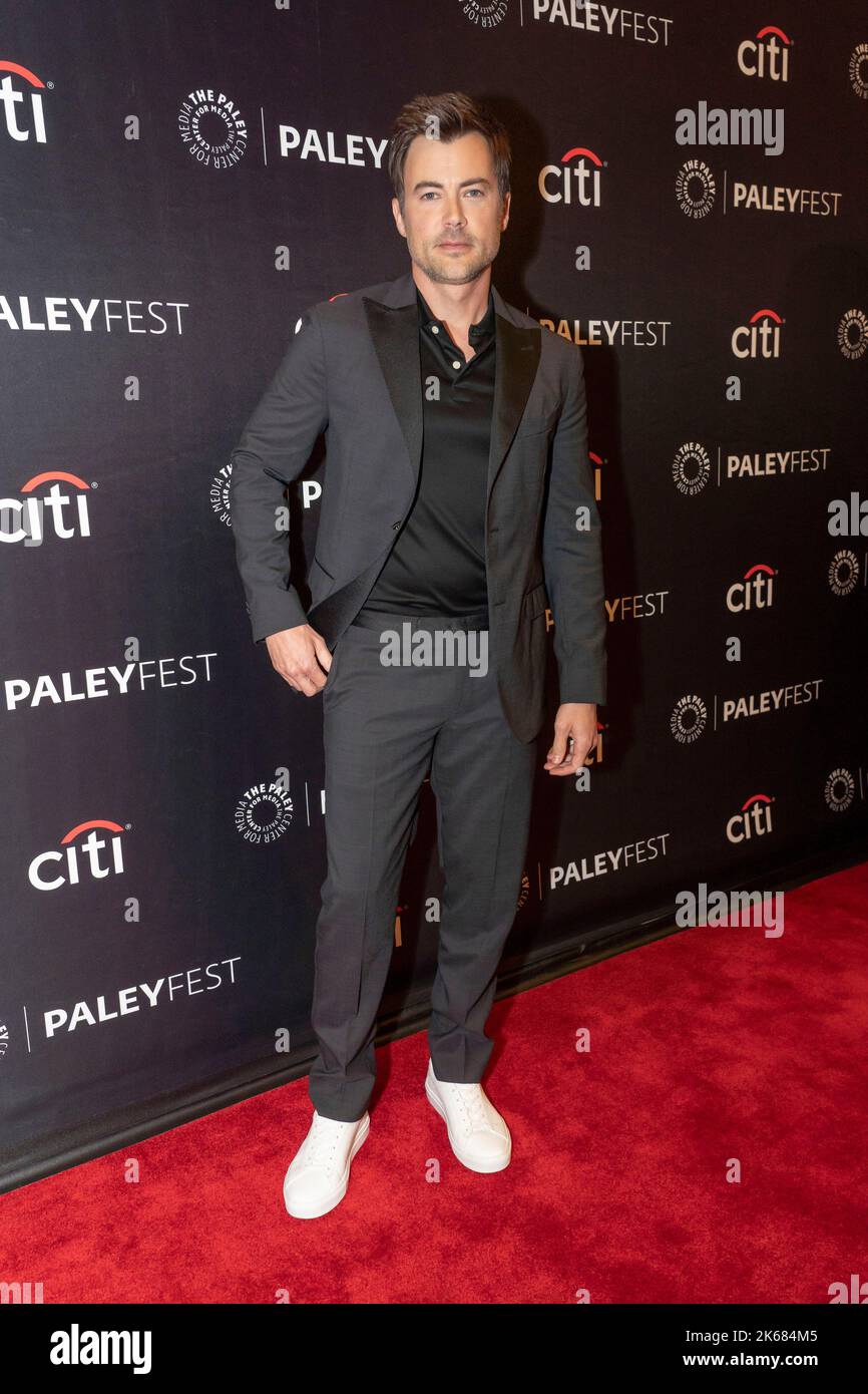 New York, United States. 11th Oct, 2022. Matt Long attends the 'Manifest' season 4 screening during 2022 PaleyFest NY at Paley Museum in New York City. (Photo by Ron Adar/SOPA Images/Sipa USA) Credit: Sipa USA/Alamy Live News Stock Photo