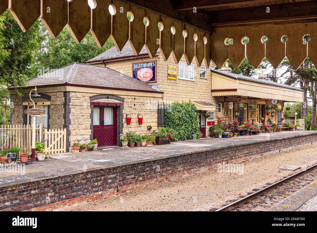 Gotherington Station on the Gloucestershire Warwickshire Steam Railway