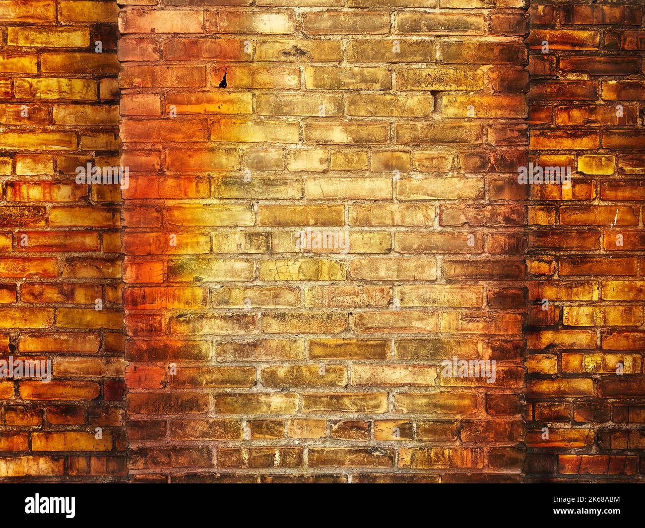a fireplace chimney weathered old distressed brick wall design bricks