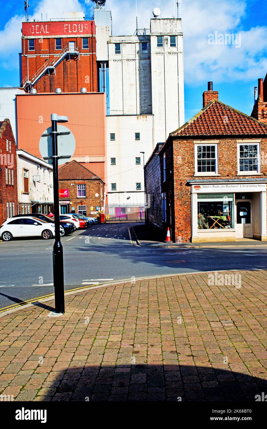 Old Flour Mill, Selby, Yorkshire, England Stock Photo Alamy