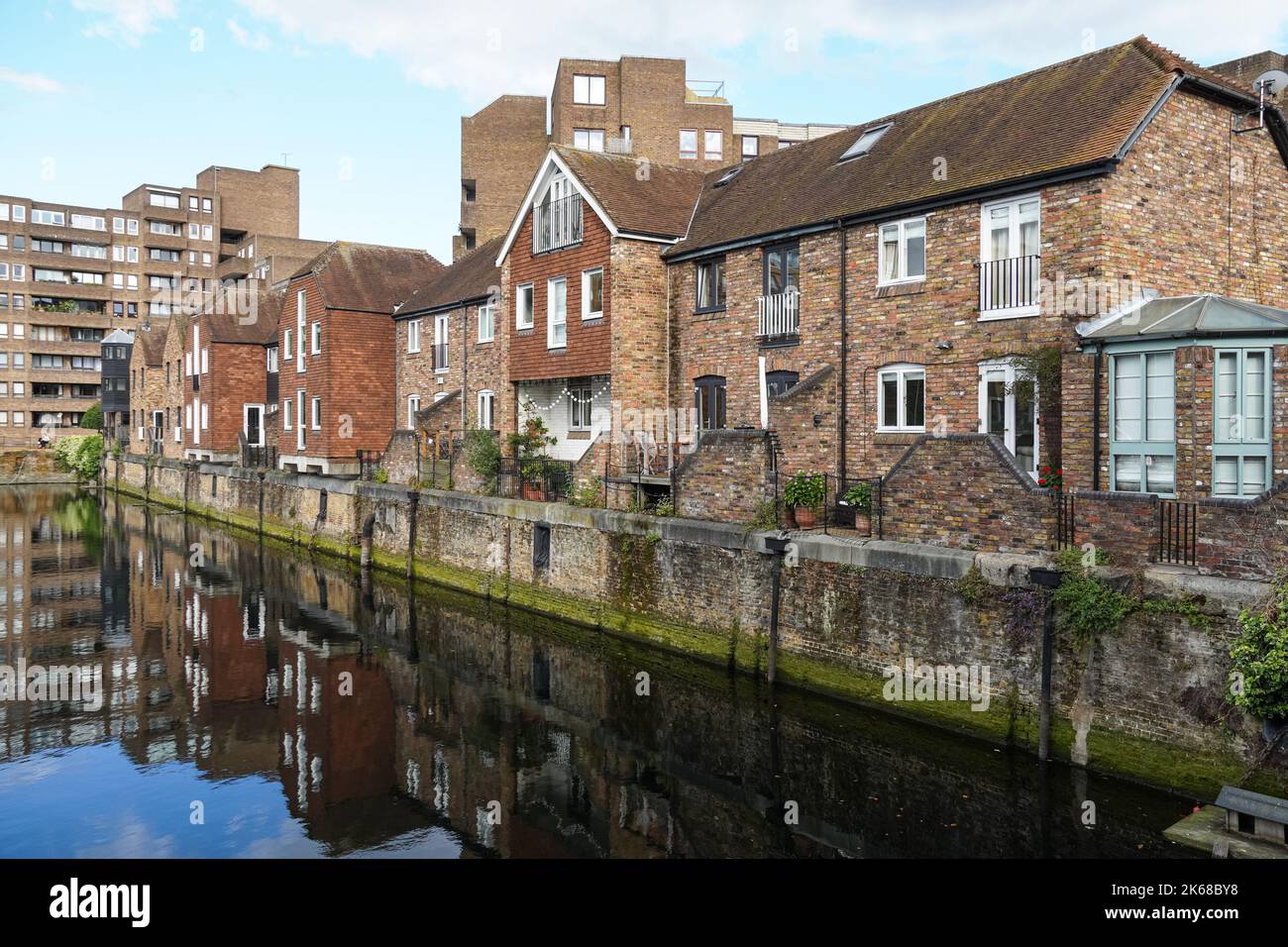 Residential properties at St Katharine Docks and Marina in London