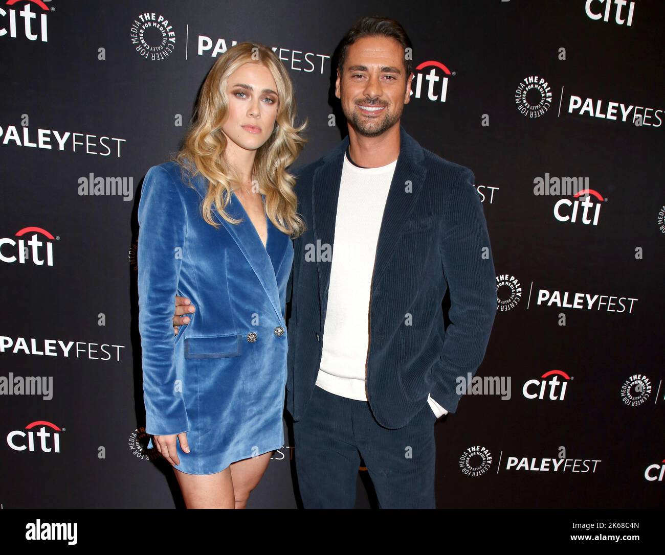 J.R. Ramirez and Melissa Roxburgh Stock Photo Alamy