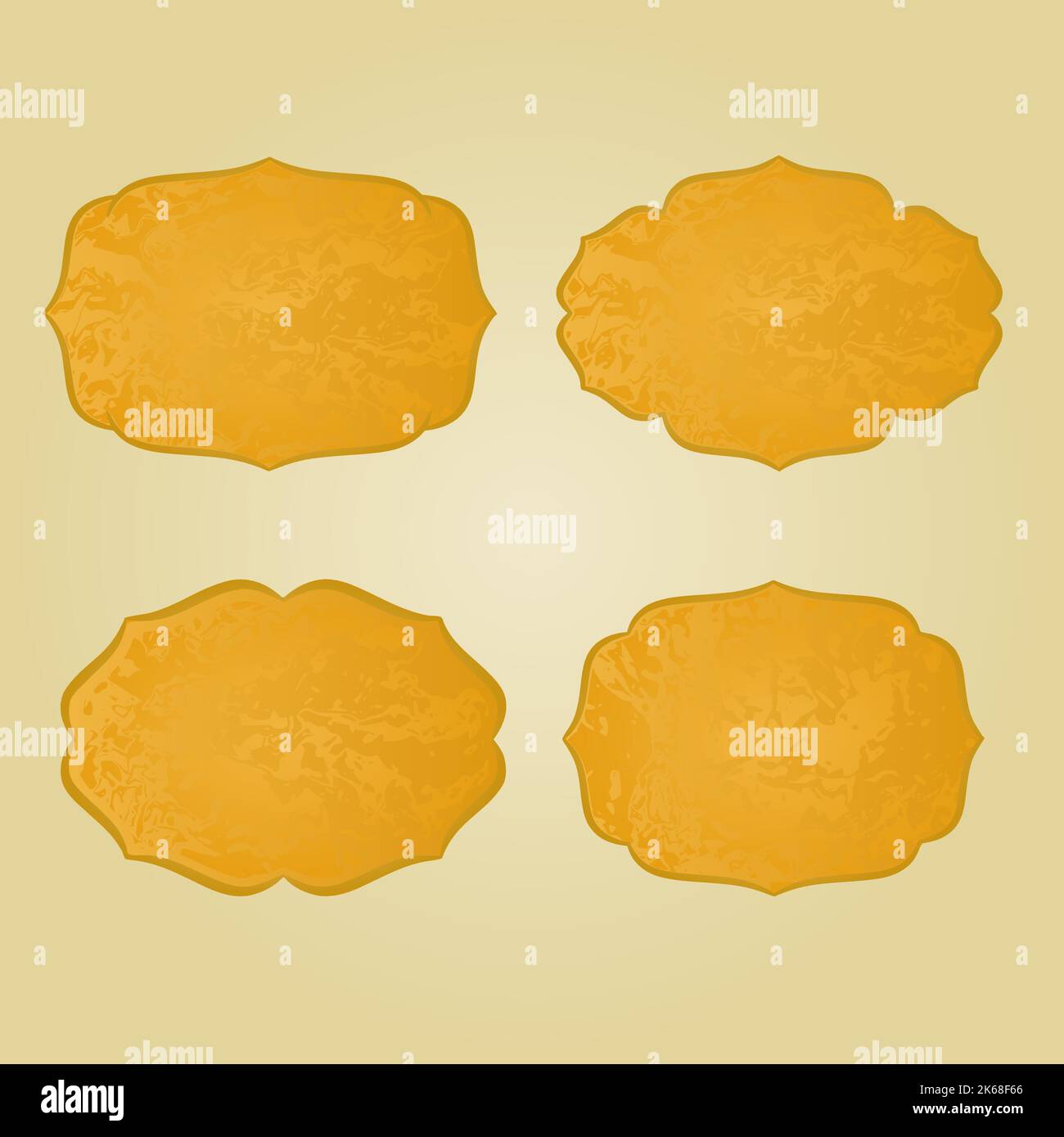 Frames vintage old paper vector Stock Vector