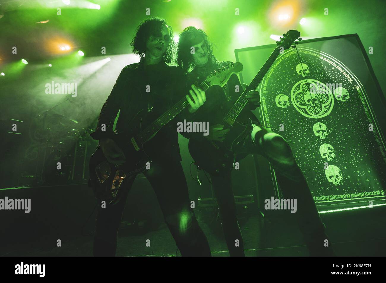 Copenhagen, Denmark. 05th, October 2022. The Swedish death metal band Tribulation performs a live concert at Amager Bio in Copenhagen. (Photo credit: Gonzales Photo - Nikolaj Bransholm). Stock Photo