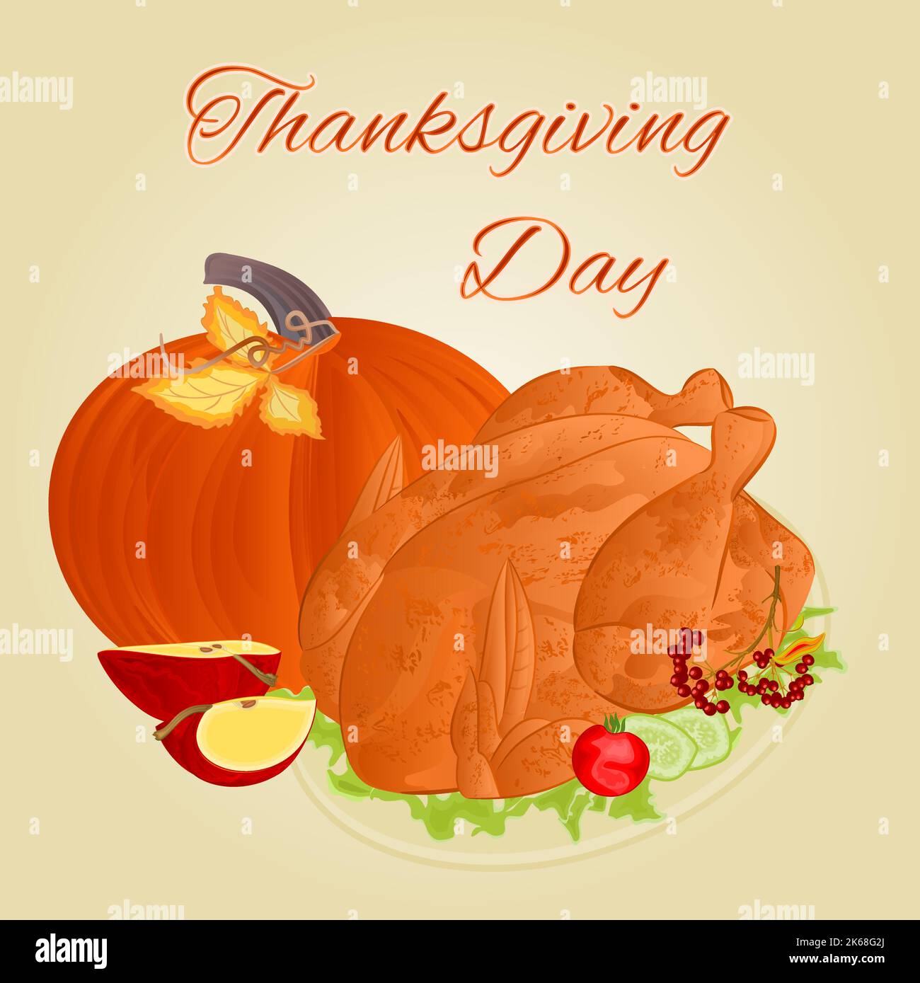 Turkey thanksgiving day vector Stock Vector Image & Art Alamy