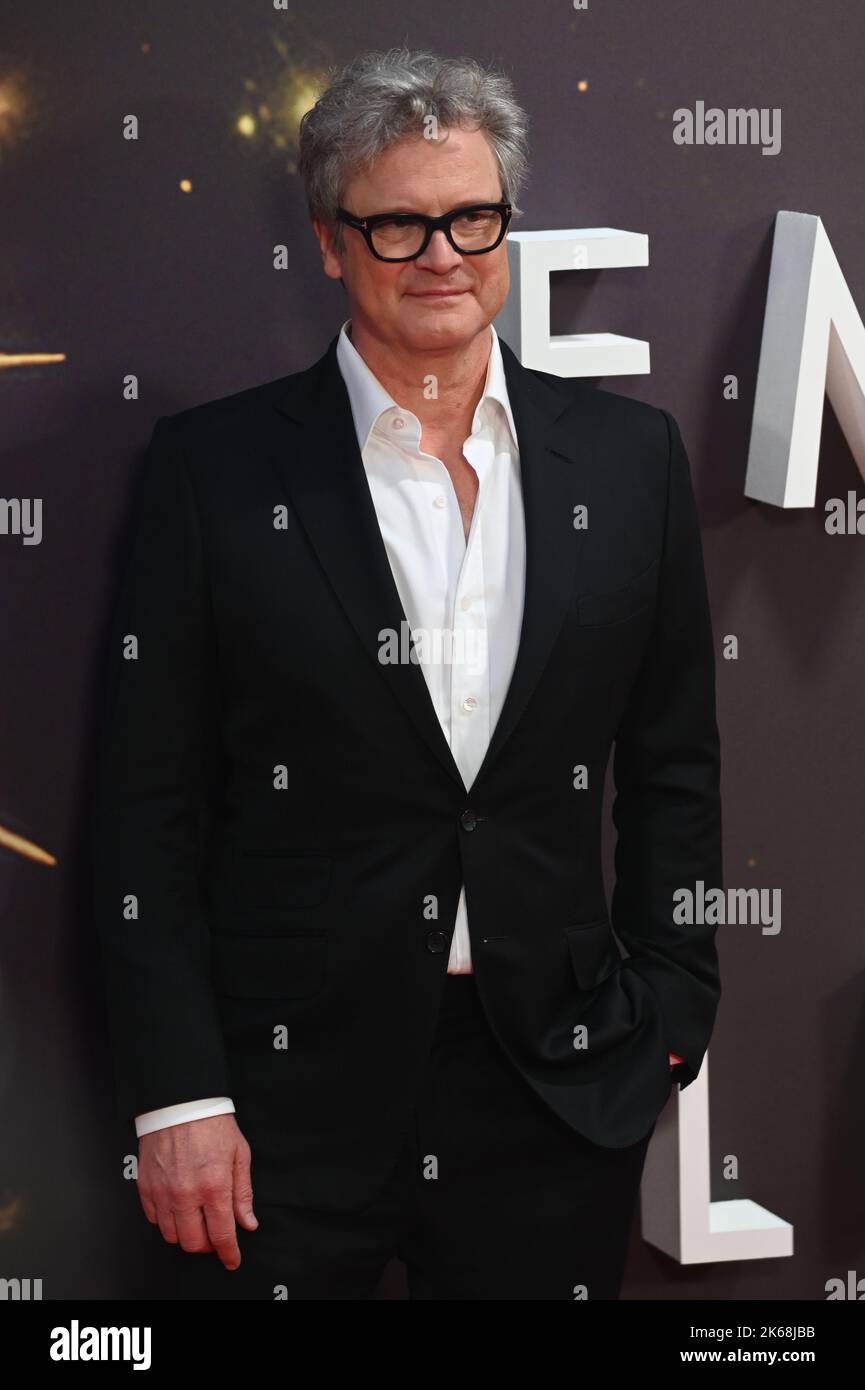 London, UK. 12th Oct, 2022. Colin Firth arrive at the Empire of Light - UK Premiere - BFI London Film Festival on 12 October 2022, England, London, UK. Credit: See Li/Picture Capital/Alamy Live News Stock Photo