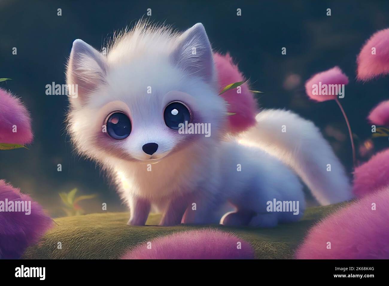 Fluffy fox hi-res stock photography and images - Alamy