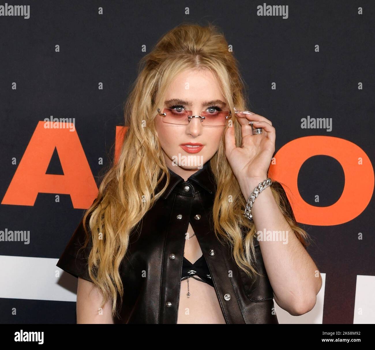 Los Angeles, USA - Oct 11, 2022: Kathryn Newton attends the premiere of 'Halloween Ends' held at TCL Chinese Theatre Stock Photo