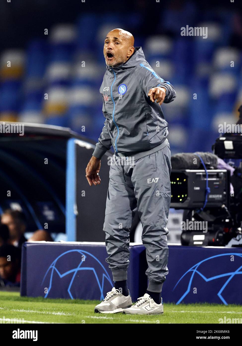 Naples, Italy. 12th Oct, 2022. NAPLES SSC Napoli coach Luciano