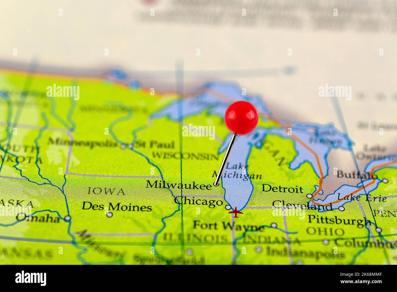 Milwaukee street map hires stock photography and images Alamy