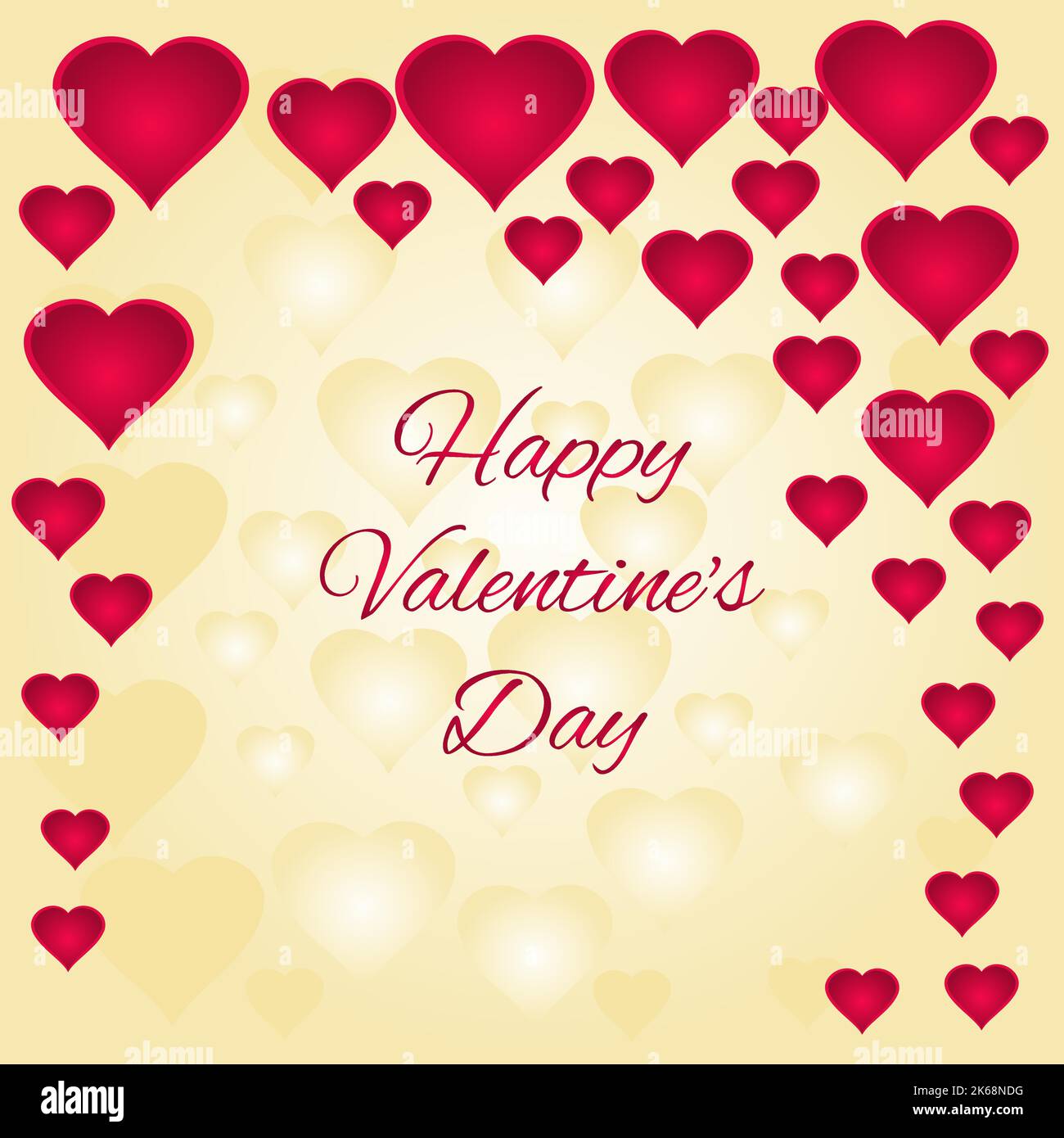 Valentines heart gold background vector Stock Vector Image & Art - Alamy