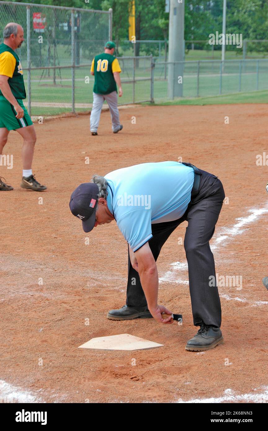 softball umpires for ASA in the US during games and in preganme