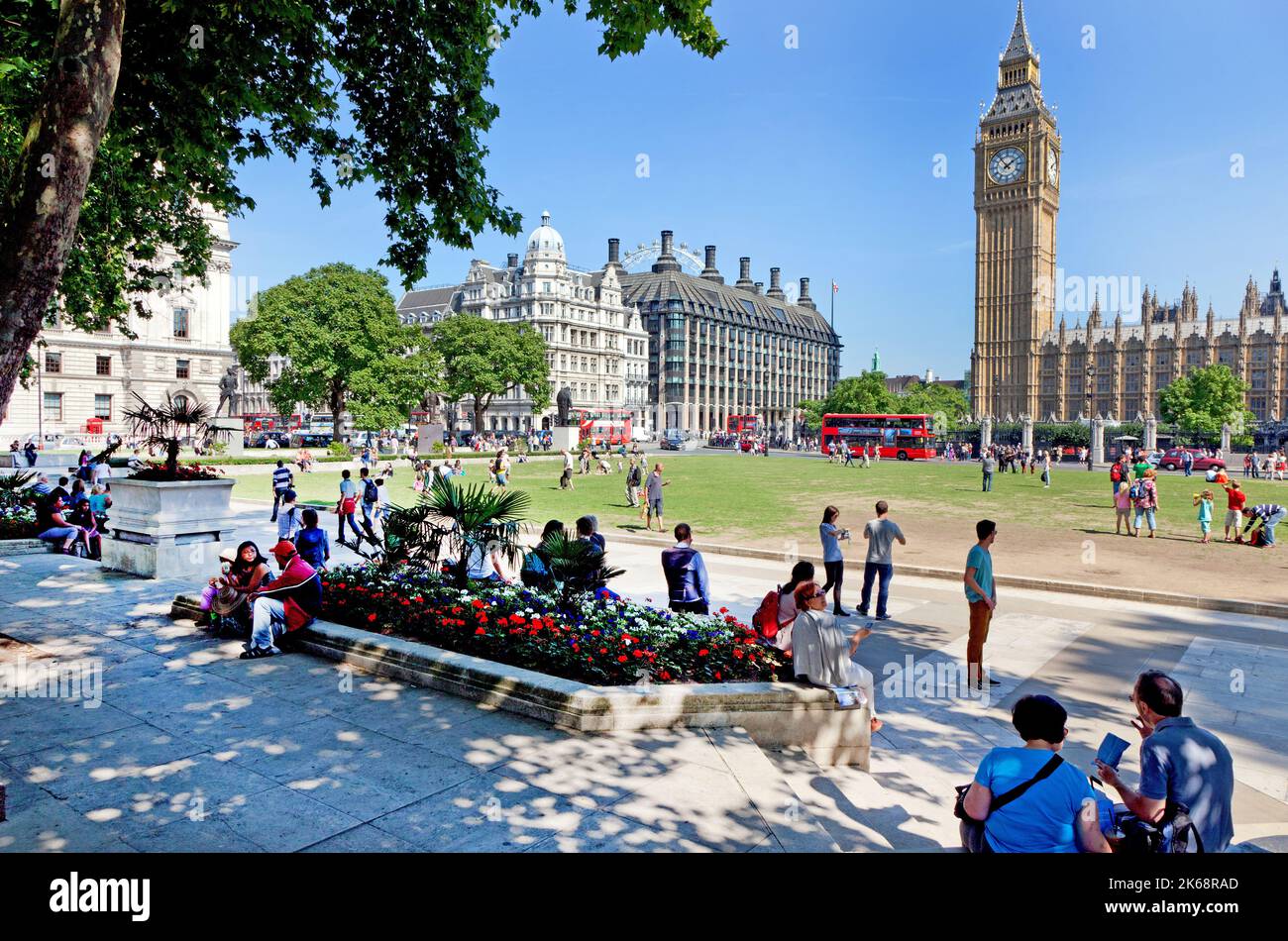 Parliament Square London UK Stock Photo