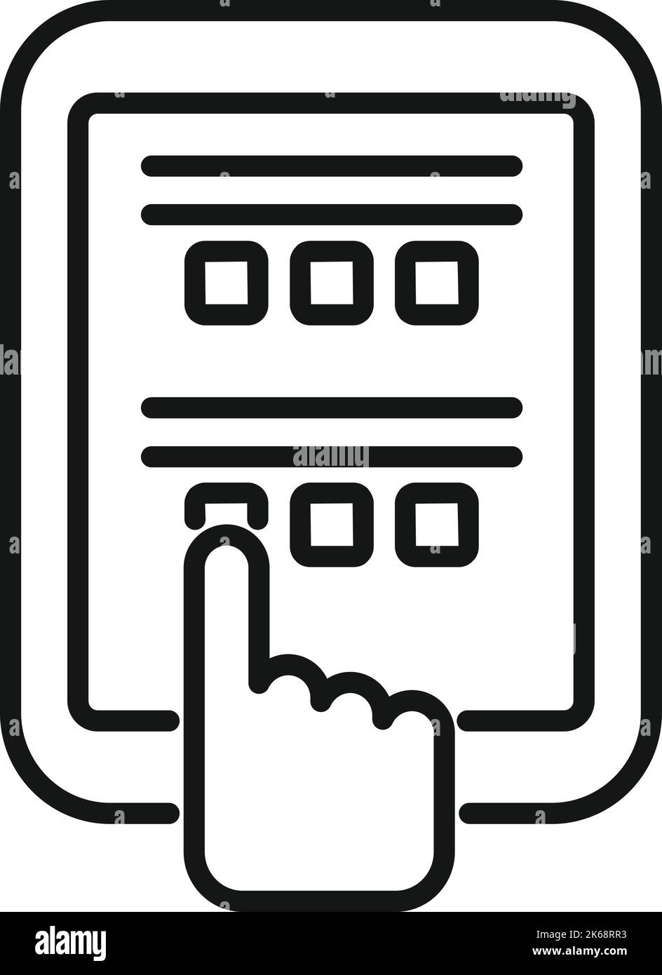 Student tablet questionnaire hi-res stock photography and images - Alamy