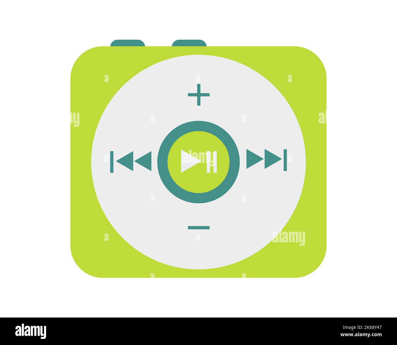 Survey green round flat isolated push button Vector Image