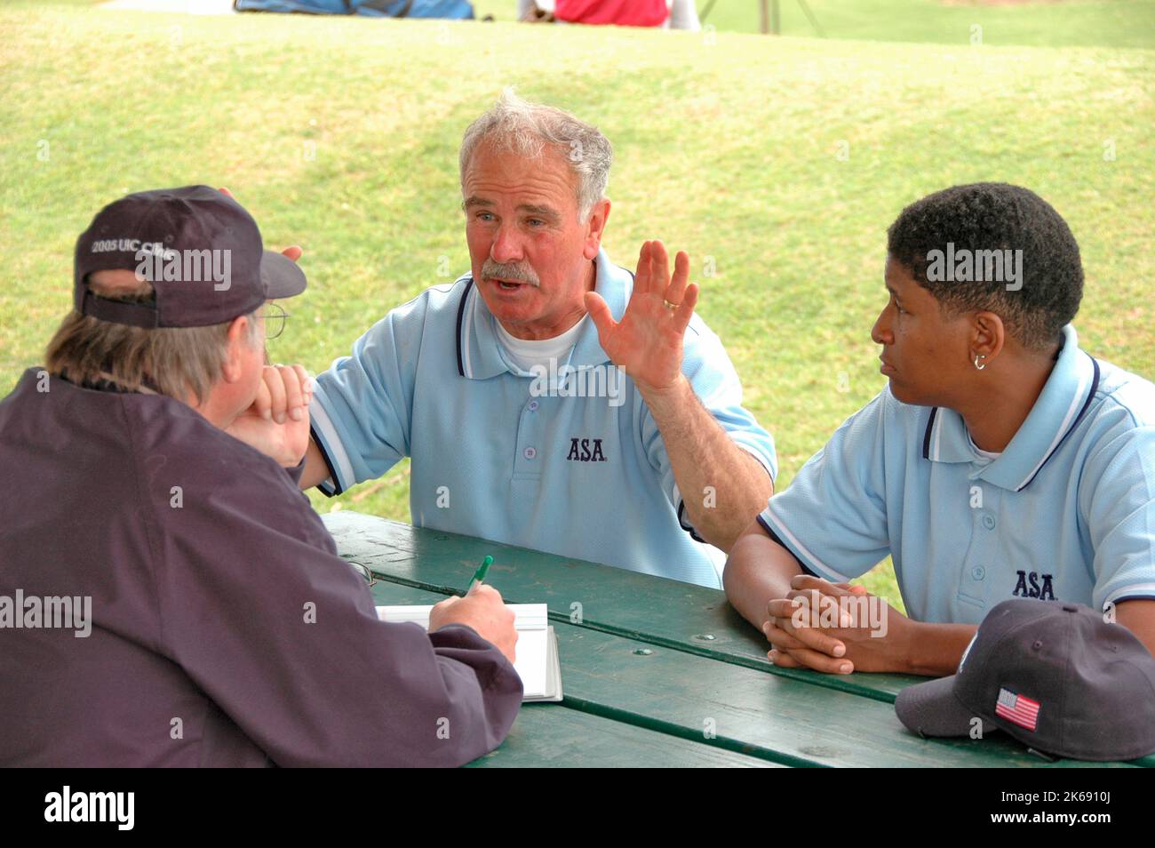 Training school for softball umpires for ASA in the US, Atlanta Stock