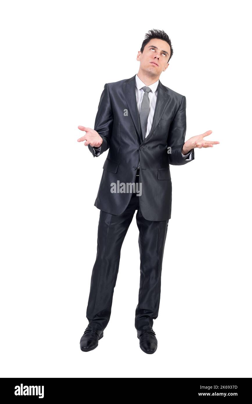 Exhausted man in formal suit hi-res stock photography and images - Alamy