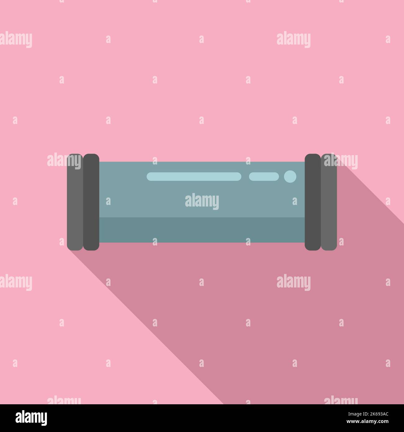 Pipe connector icon flat vector. Drain system. Faucet tap Stock Vector ...