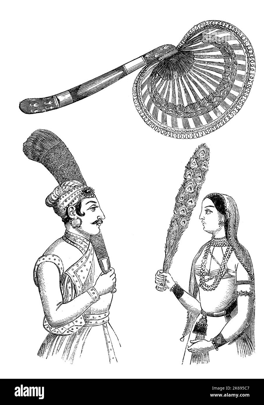 Digital improved reproduction, fan from india, hand fan, original