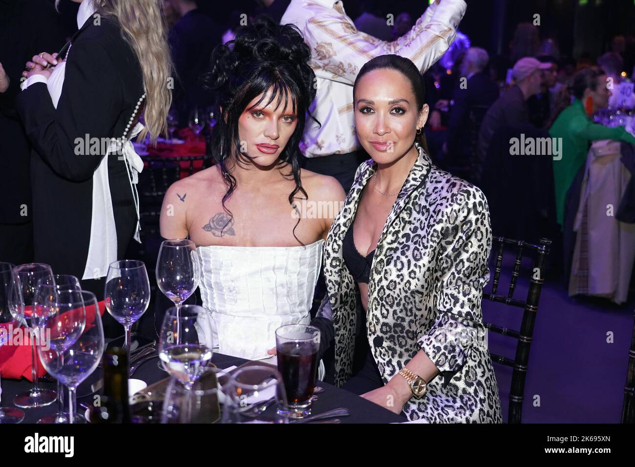 EDITORIAL USE ONLY Myleene Klass (right) and Bimini Bon Boulash attends