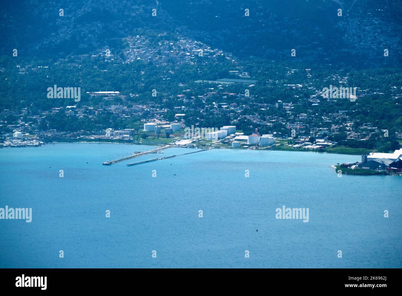 An aerial view of the Thor terminal in Carrefour, a district in Port-au-Prince,  Haiti October 12, 2022. REUTERS/Ricardo Arduengo Stock Photo - Alamy