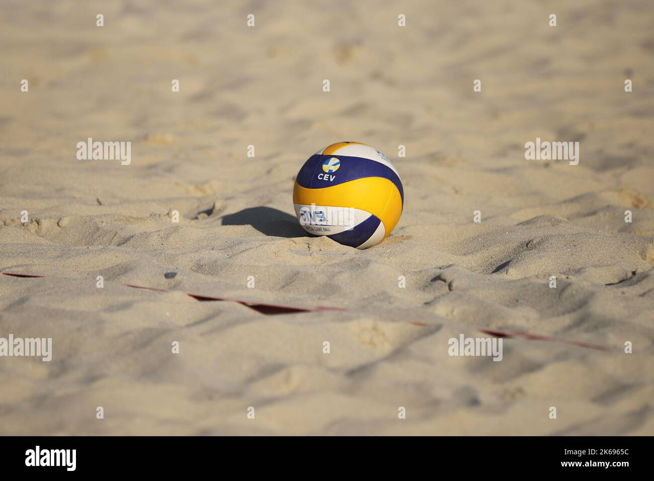 IZMIR, TURKEY - JULY 08, 2021: Mikasa VLS300 is official ball of CEV ...