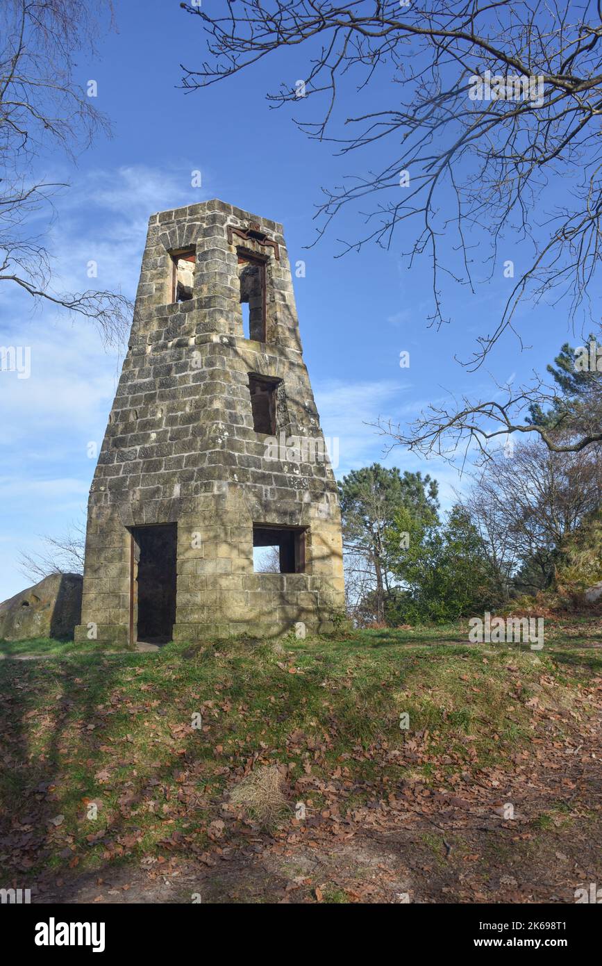 San Sebastian, Spain - Dec 26, 2021: Historic landmarks on the Monte ...