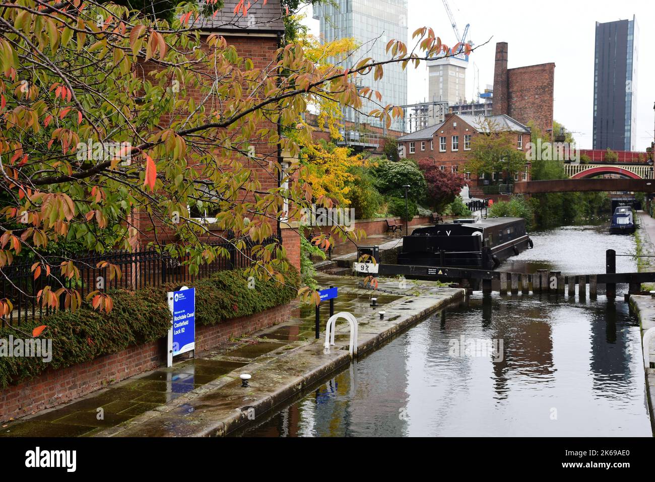 Rochdale Canal in Manchester Stock Photo