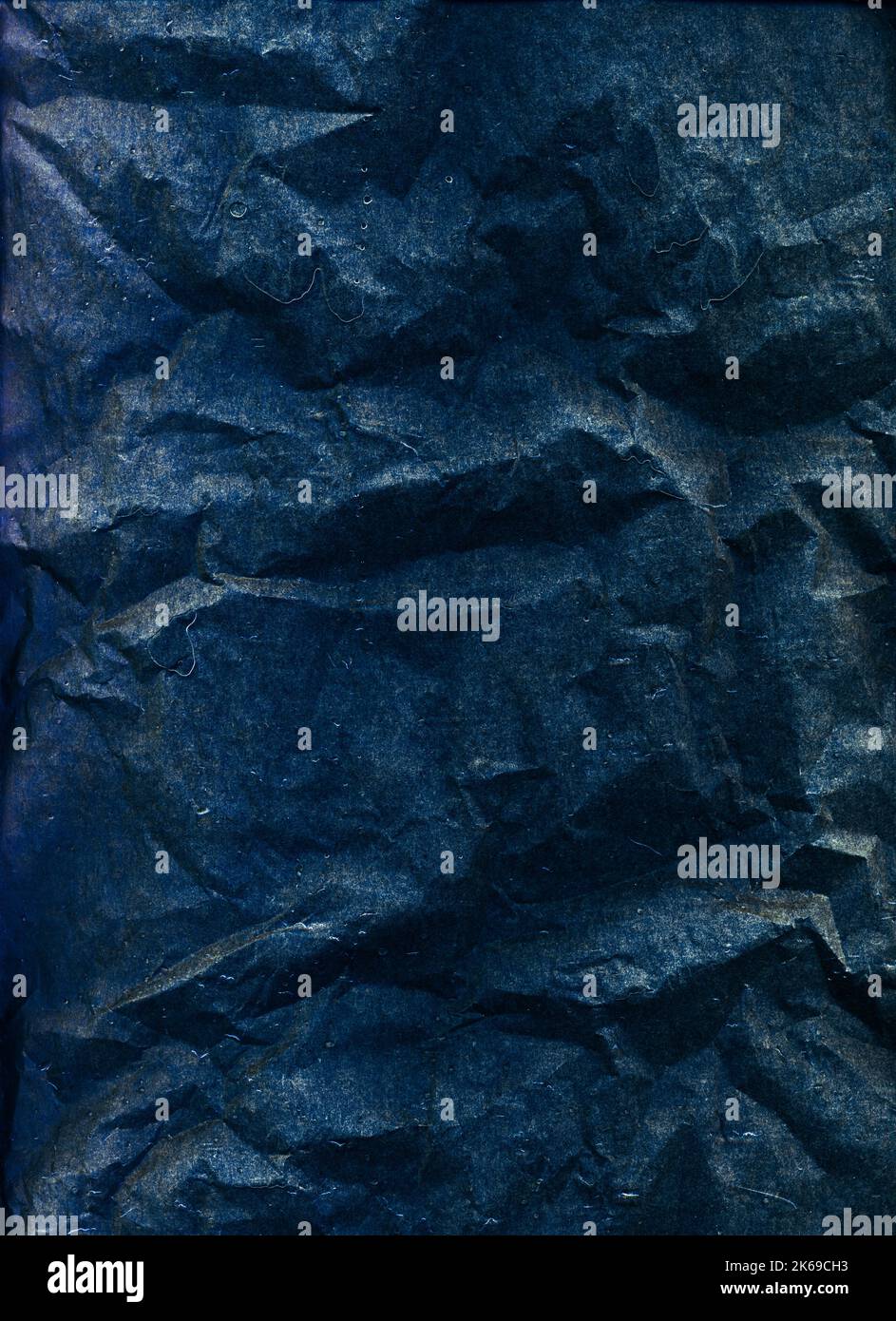 crumpled texture creased paper dust scratches dark Stock Photo Alamy