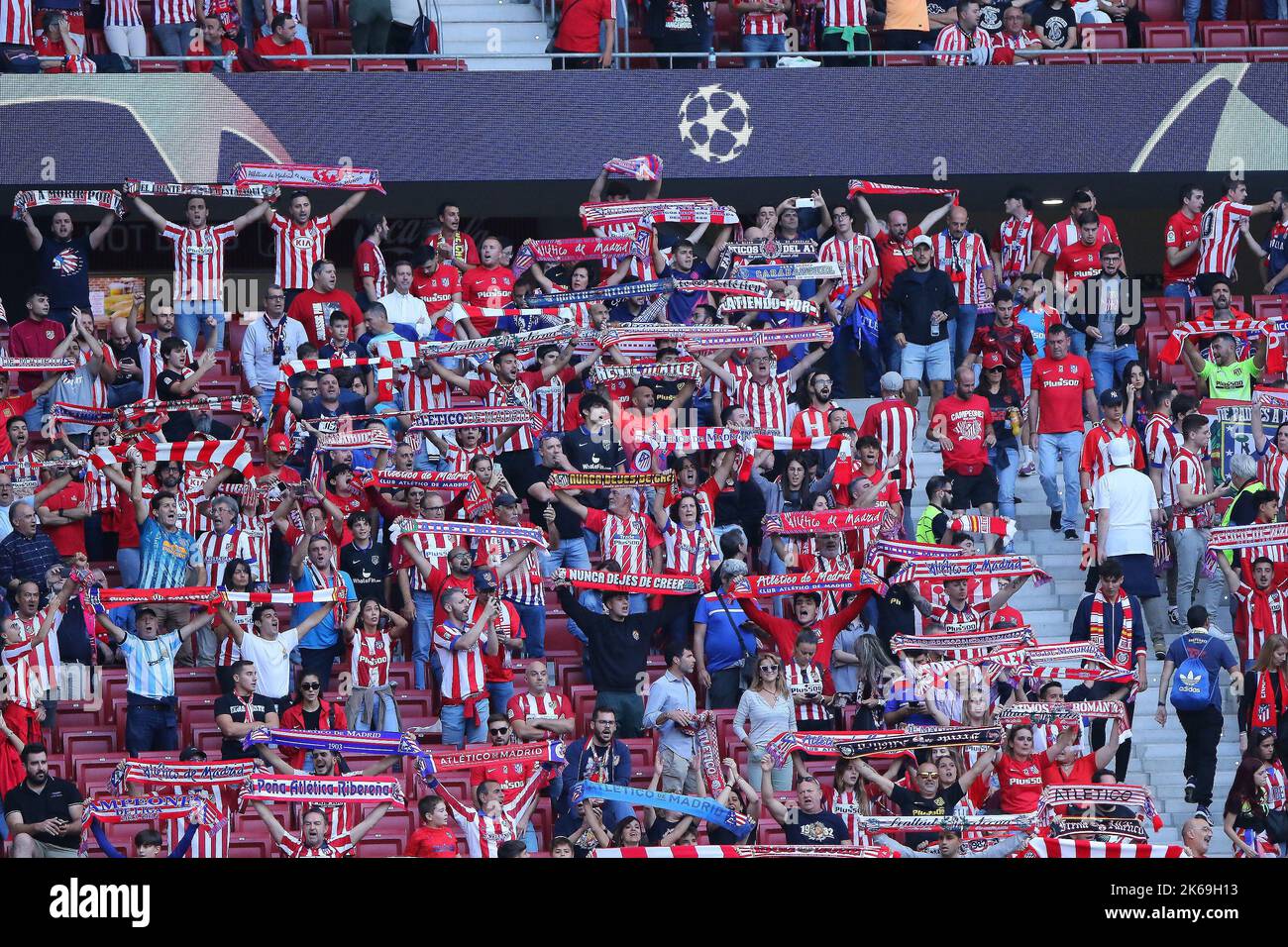 Club Brugge Fans Cheer Prior Uefa Editorial Stock Photo - Stock