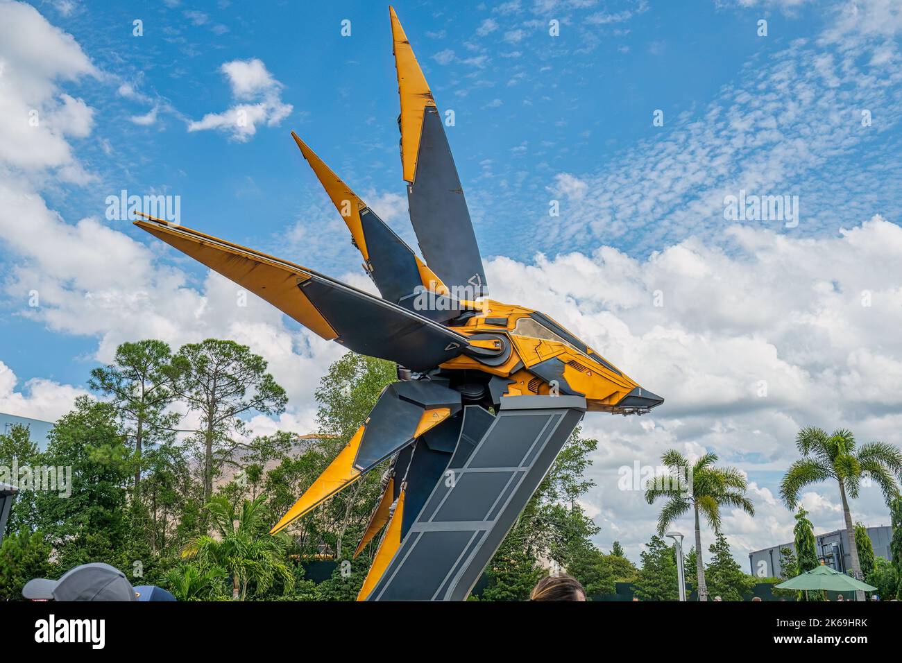 ORLANDO, UNITED STATES, 26TH SEPTERBER 2022 The Xandarian starship at