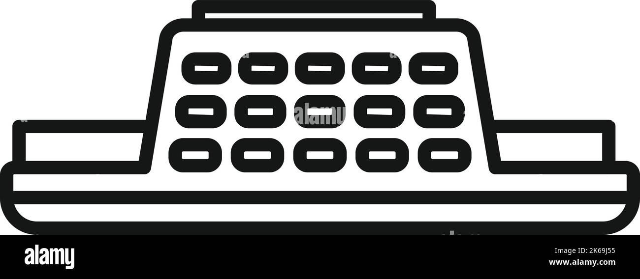 Ferryboat icon outline vector. River ship. Water cargo Stock Vector