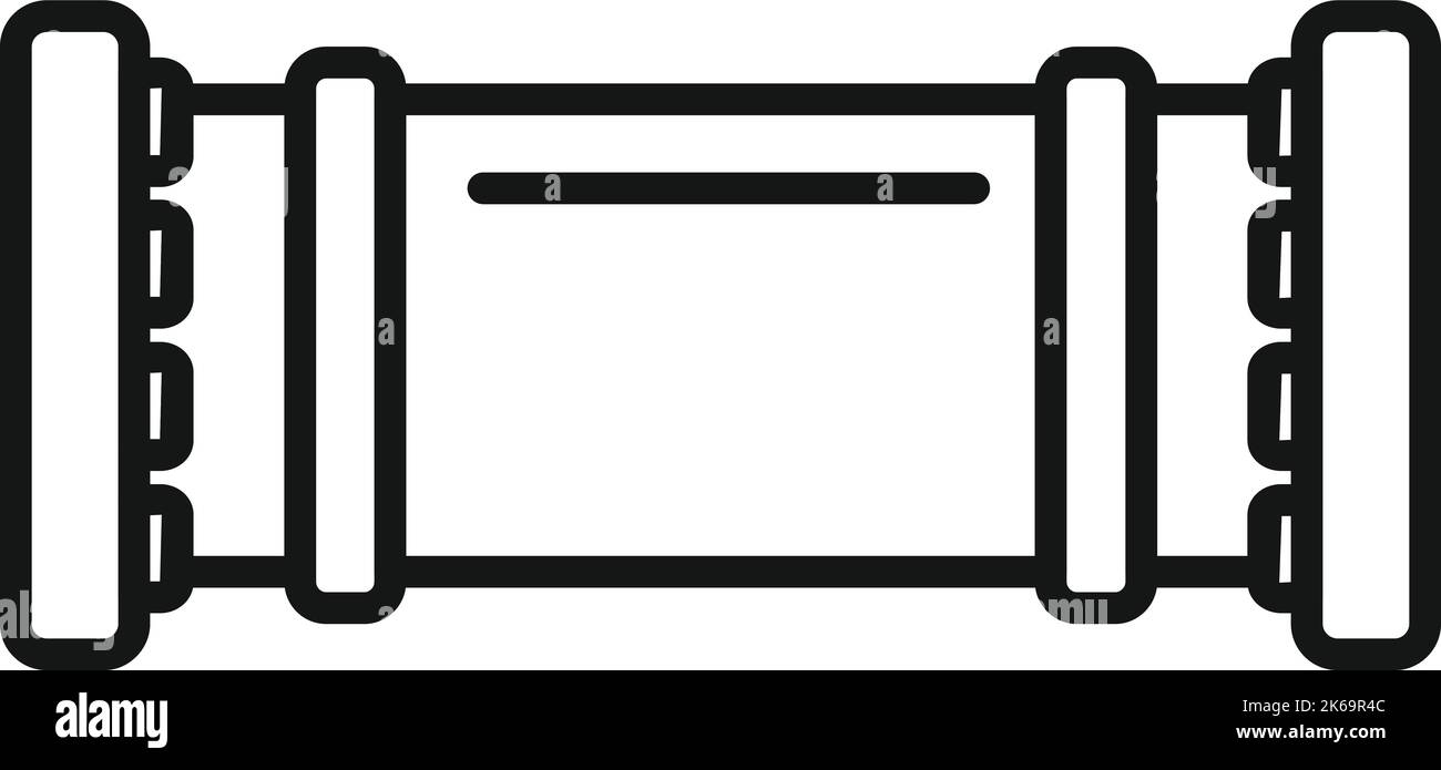 Pump connector icon outline vector. Water pipe. Faucet equipment Stock ...
