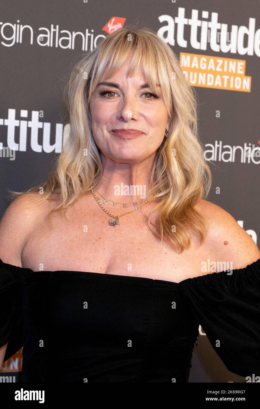 London, UK. 12th Oct, 2022. Tamzin Outhwaite attends the Virgin Attitude Awards at the Roundhouse, London, England Credit: S.A.M./Alamy Live News Stock Photo