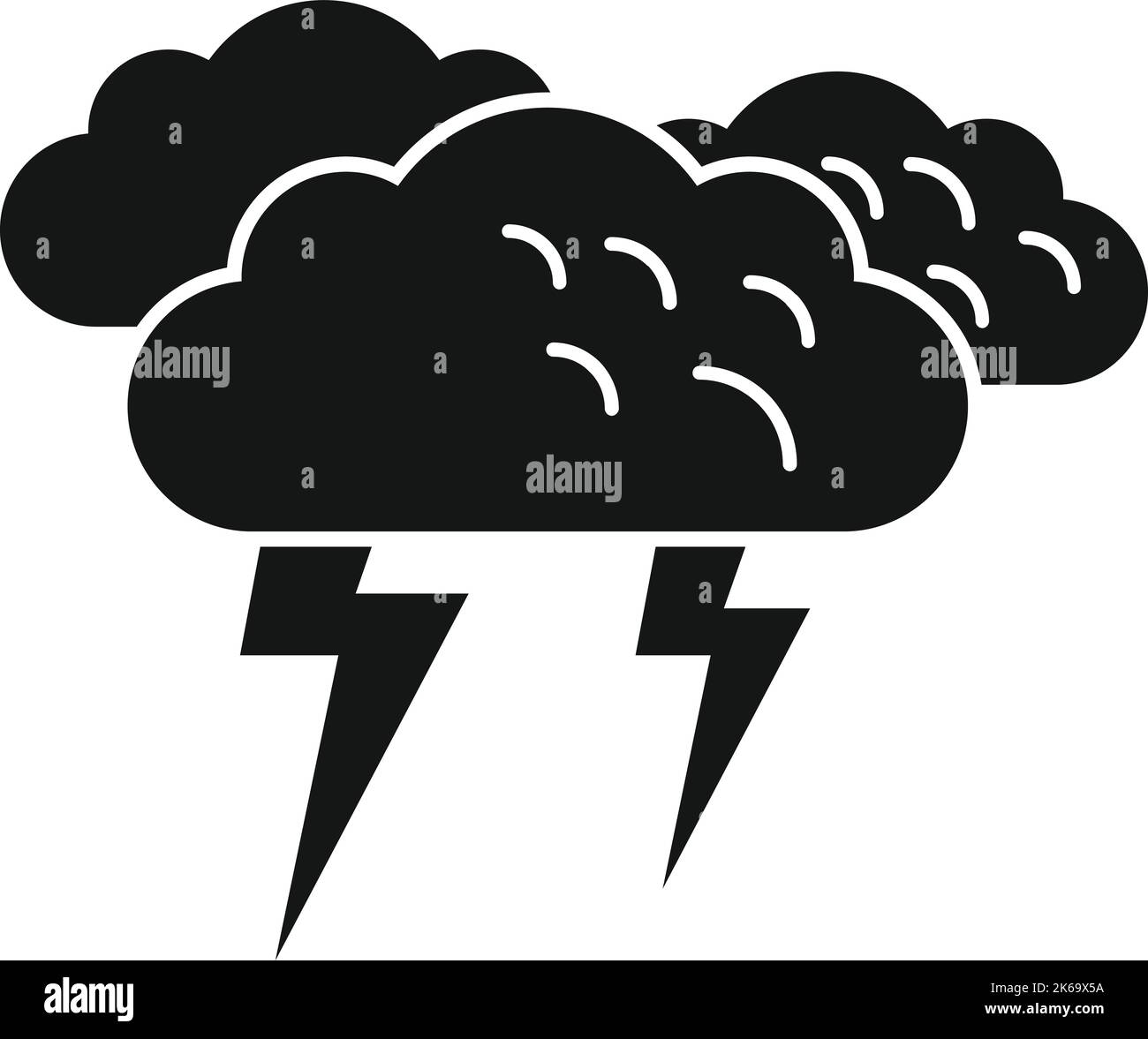 Simple vector weather widget Black and White Stock Photos & Images - Alamy