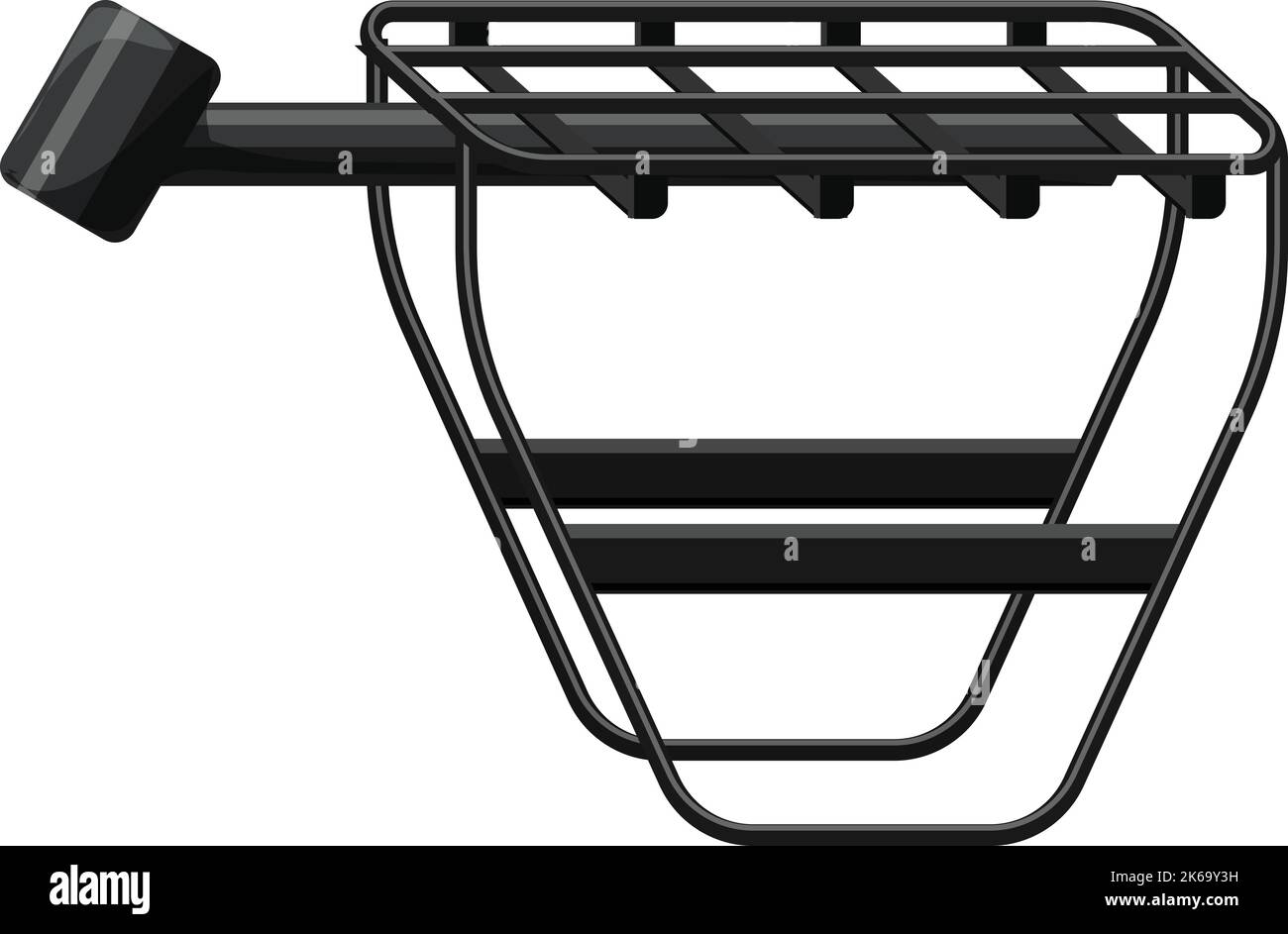Bicycle trunk icon cartoon vector. Bike equipment. Race gear Stock ...