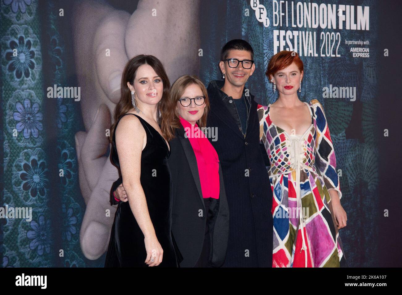 Claire Foy, Sarah Polley, Ben Whishaw and Jessie Buckley attending the Women Talking Premiere as part of the 66th BFI London Film Festival in Paris, France on October 12, 2022. Photo by Aurore Marechal/ABACAPRESS.COM Stock Photo