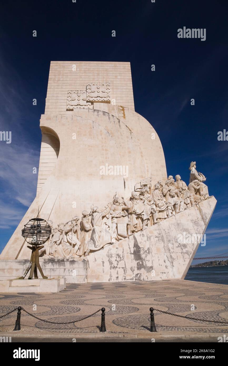 Monument of the Discoveries, Lisbon, Portugal. Stock Photo