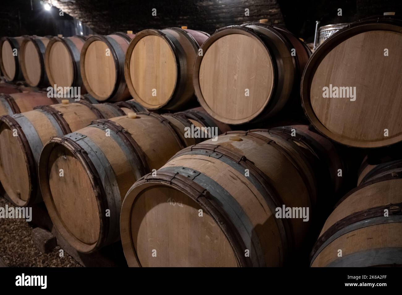 Stages of wine production from fermentation to bottling, visit to wine ...