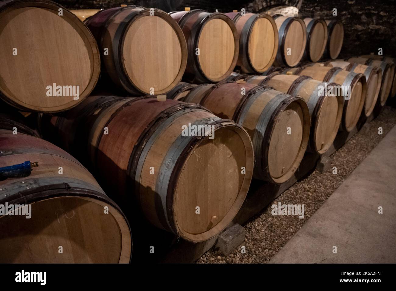 Stages of wine production from fermentation to bottling, visit to wine ...