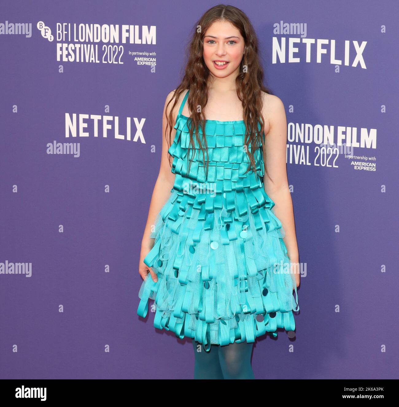 Kila Lord Cassidy attends 'The Wonder' premiere during the 66th BFI London Film Festival Stock Photo