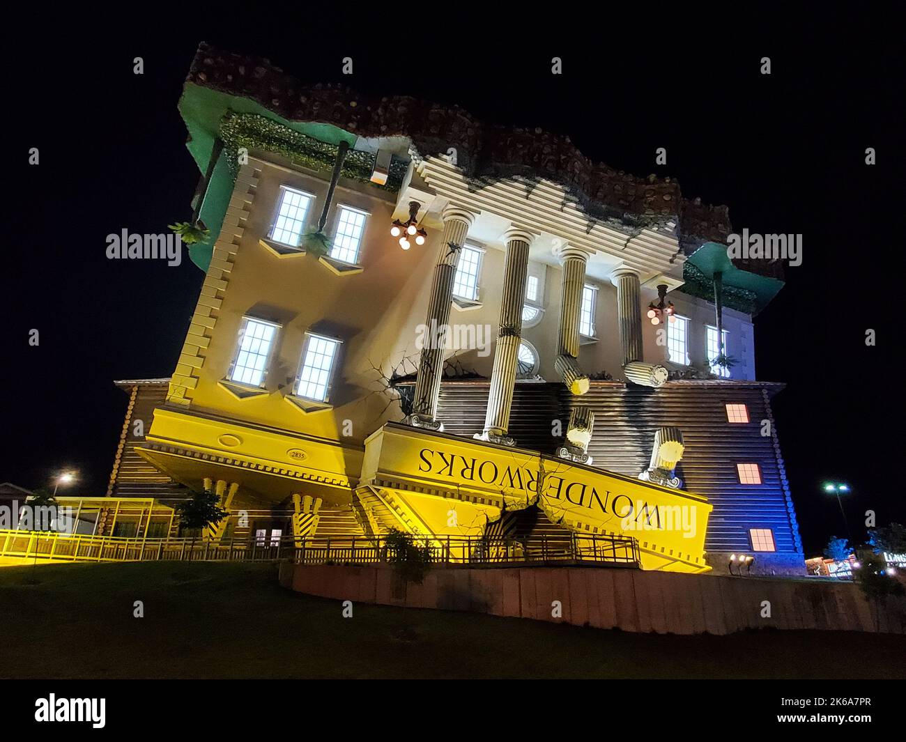 Branson, Missouri, U.S.A June 20, 2022 The view of WonderWorks