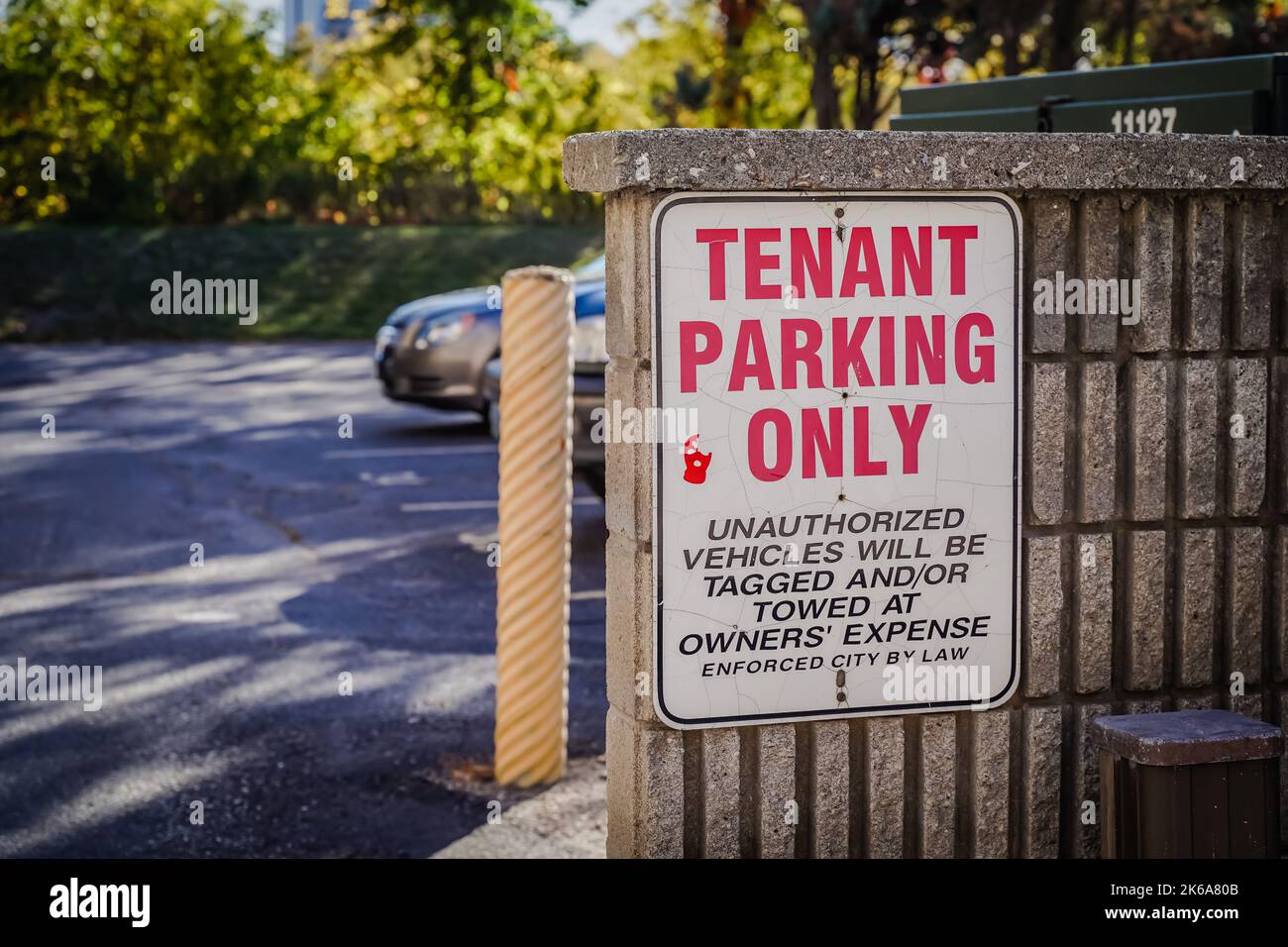 Tenant Parking Only Plastic Parking Lot Sign, Low Price, Best Home