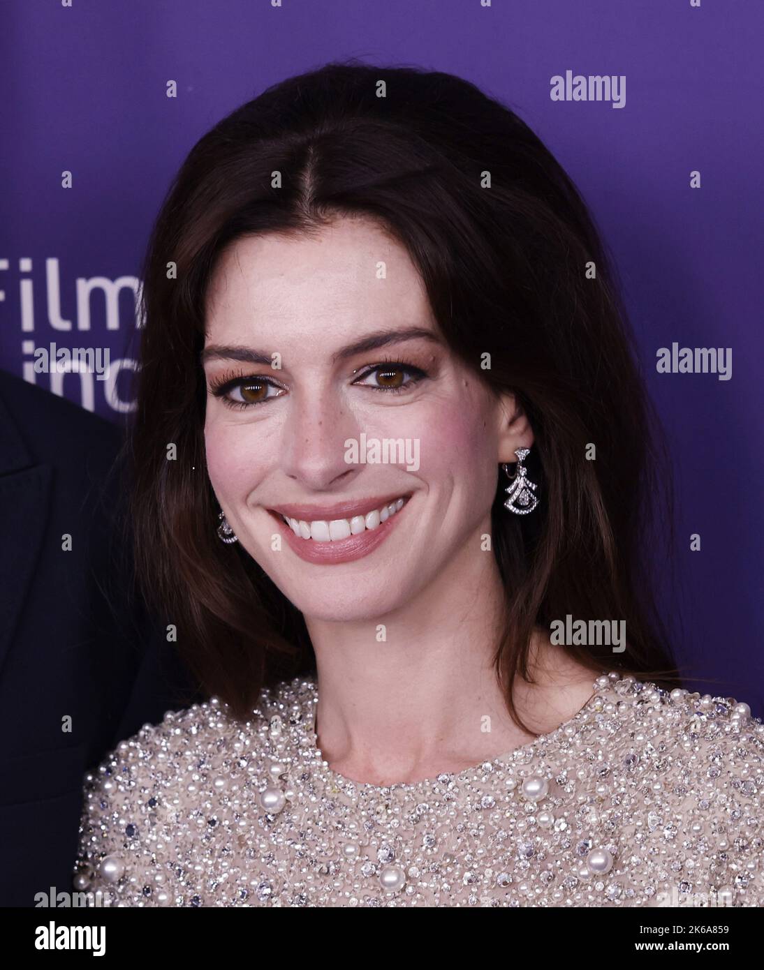 New York, United States. 12th Oct, 2022. Anne Hathaway arrives at the